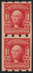 # 320Av VF/XF OG NH, Pair, Brinkerhoff Company, Type I, vivid color!