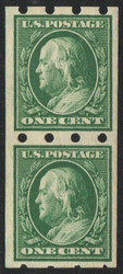 # 343v XF OG NH, Pair, Brinkerhoff Company, Type I, great color!