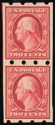 # 344v XF-SUPERB OG H, Pair, Brinkerhoff Company, Type I, wonderful color, SELECT!