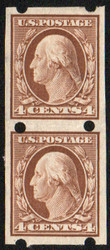 # 346v VF/XF OG H, Pair, Brinkerhoff Company, Type IIa, lovely color, CHOICE!