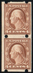 # 346v VF+ OG H, Pair, Brinkerhoff Company, Type IIa, nice color!