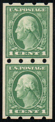 # 408v SUPERB OG LH/NH, Pair, Brinkerhoff Company, Type I, spectacular margins, GEM!