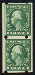 # 408v VF/XF OG NH, Pair, Brinkerhoff Company, Type II, post office fresh, CHOICE!