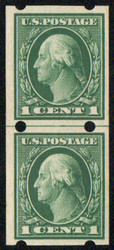 # 408v VF/XF OG VLH/NH, Line Pair, Brinkerhoff Company, Type II, astounding color, CHOICE!