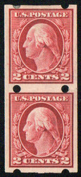 # 409v XF-SUPERB OG H, Pair, Brinkerhoff Company, Type IIb, bold color, SELECT!