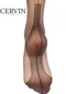 Cervin Havana cuban heel seamed nylon stockings fully fashioned hosiery Gazelle