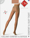 Clio reinforced toe pantyhose with reinforced panty package