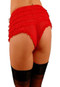 Vintage Style Frilly Knickers Fashion Lingerie Panty Red
