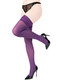 Fiore Ester Matte Finish Lace Top Hold Up Stockings 40 Denier Stay Up Nylons Violet Purple Fiore Ester Matte Finish Lace Top Hold Up Stockings 40 Denier Stay Up Nylons Violet Purple