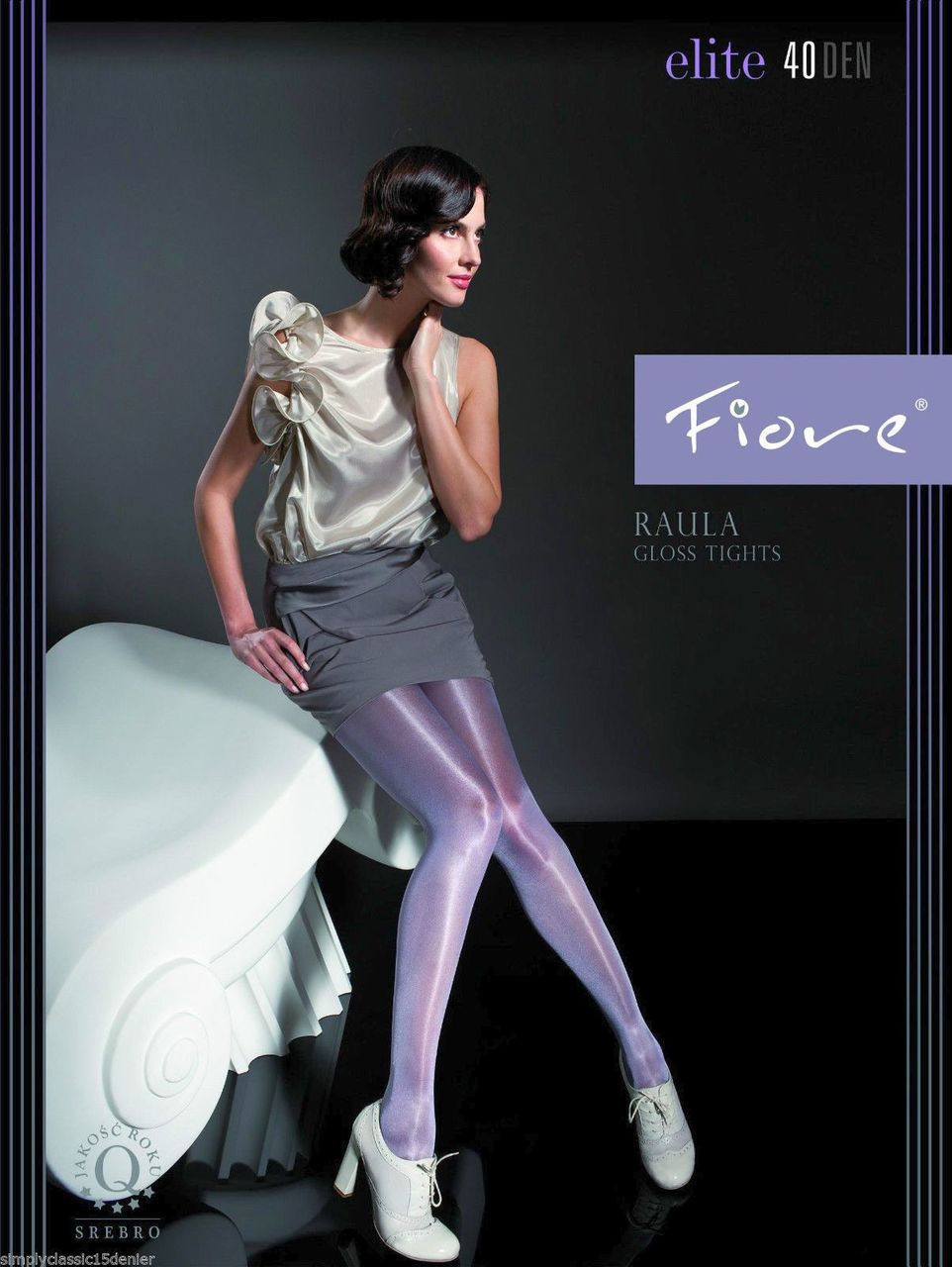 Fiore Raula Glossy 40 Denier Pantyhose