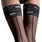 Fiore Melita Lace Top Hold Up Stockings 20 Denier Patterned Stay Up Nylons Welt