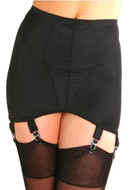Retro Style 6 Strap Open Bottom Girdle With Metal Clips 