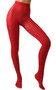 Micro Fiber Semi Opaque Fashion Pantyhose Fiore Paula 40 Denier Tights Red