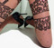 Trasparenze Hitchcock Faux Garter Design Polka Dot Patterned Fashion Pantyhose Leg