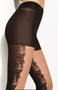 Trasparenze Fellini Patterned Fashion Pantyhose 60 Denier Faux Embroidery Tights Panty