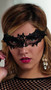 Trasparenze seductive lace mask black