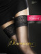 Fiore Milena Lace Top Hold Up Stockings 20 Denier Matte Finish Stay Up Nylons Package