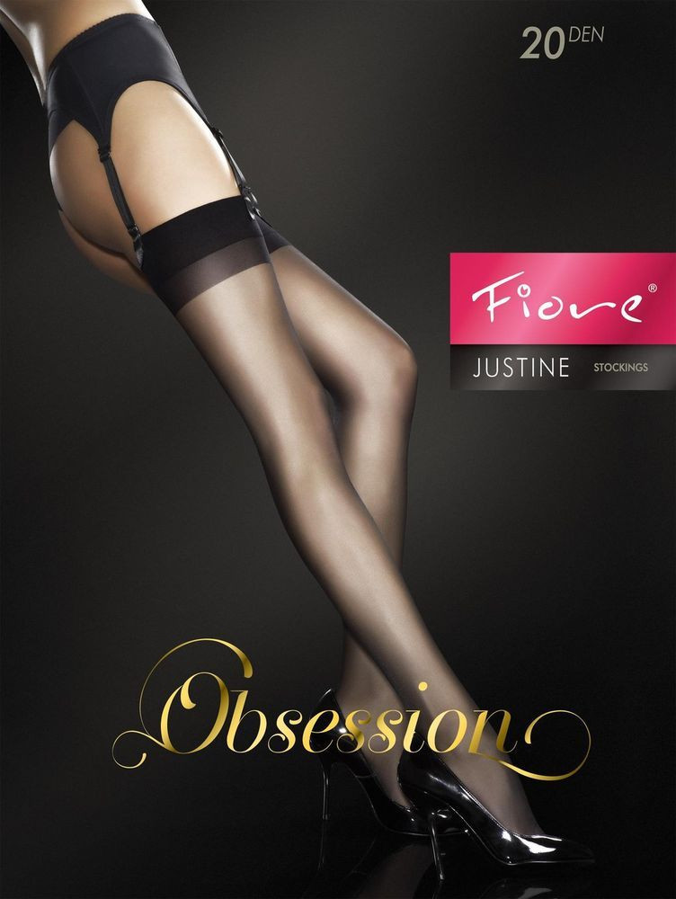 Fiore Plus Size Justine Sheer 20 Denier Garter Stockings Simply