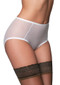 Nylon Dreams Sheer Mesh Betty Knickers Panty NDBSK White