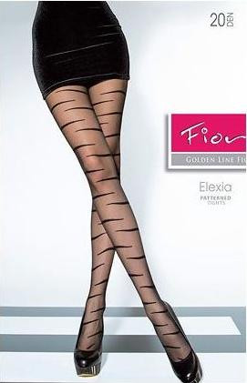 Elexia Patterned Tights | 20 Denier Pantyhose 