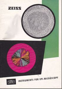 Zeiss Instruments for Epi-Microscopy Manual / Brochure / Price List