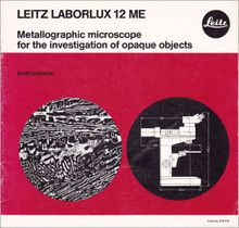 Leitz Laborlux 12 ME Microscope Instruction Manual