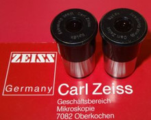 Zeiss Kpl W 8X Microscope Eyepieces -Pair