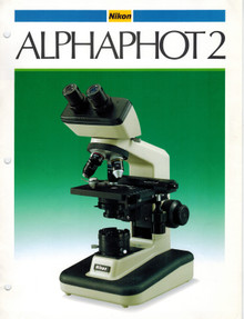 Nikon Biological Microscope Alphaphot 2 Instructions