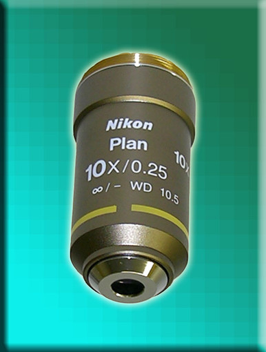 Nikon Plan Achromat CFI 10x Microscope Objective - Laboratory Optical  Service, Inc.