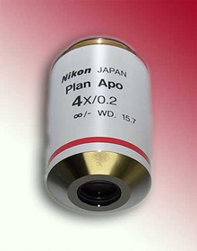 Nikon CFI Plan Apo 4x Objective