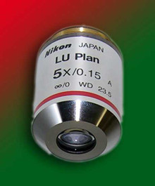 Nikon CFI LU Plan EPI 5x Industrial Objective