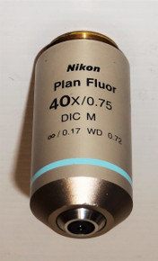 Nikon Microscope CFI Plan Fluor 40X Objective