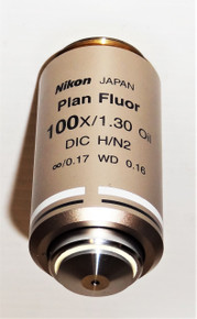 Nikon Microscope CFI Plan Fluor 100X oil immersion Objective