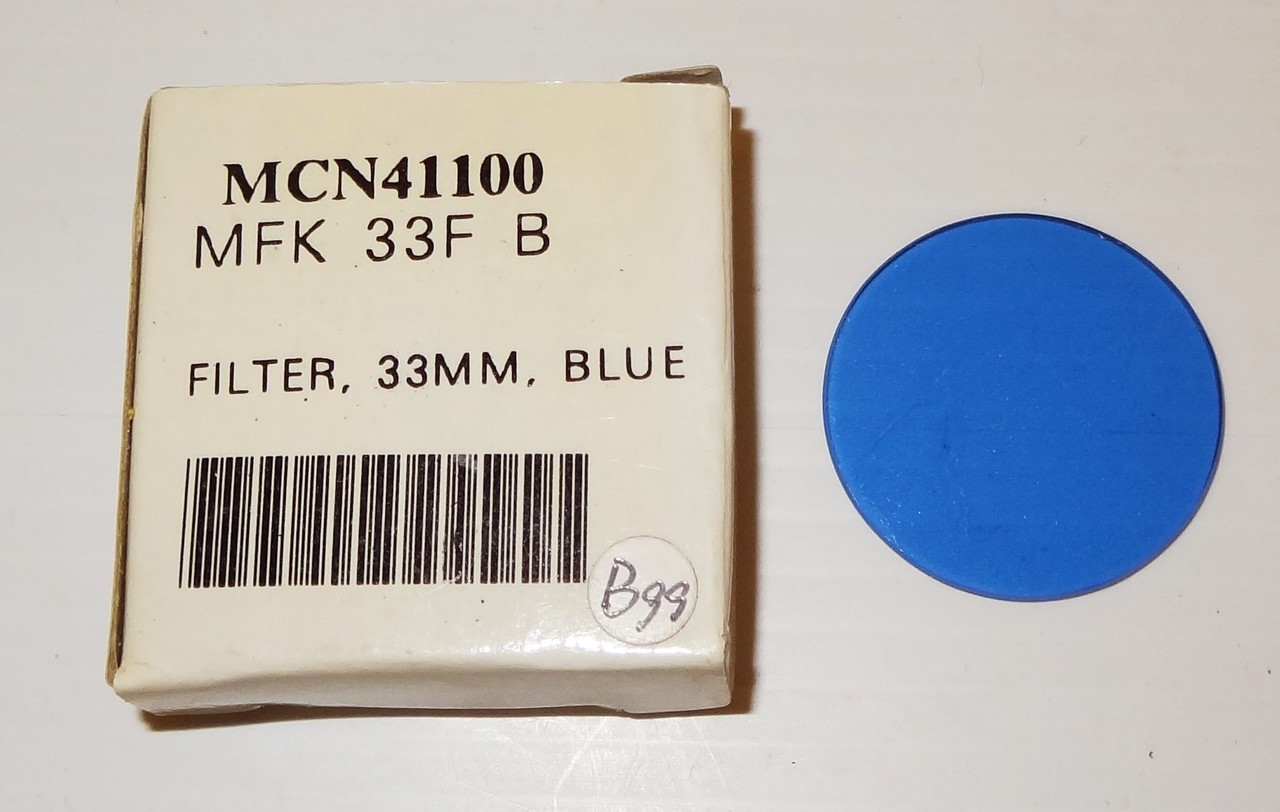 Nikon 33mm Blue Microscope Filter Laboratory Optical Service, Inc.