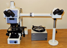 Nikon Eclipse E800 Dual View Microscope 