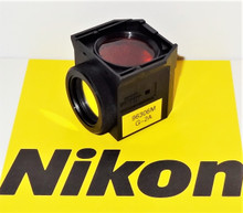 Nikon Green G-2A Fluorescent Microscope Filter Cube for 50I, 80I, TE2000/3000 Inverted 