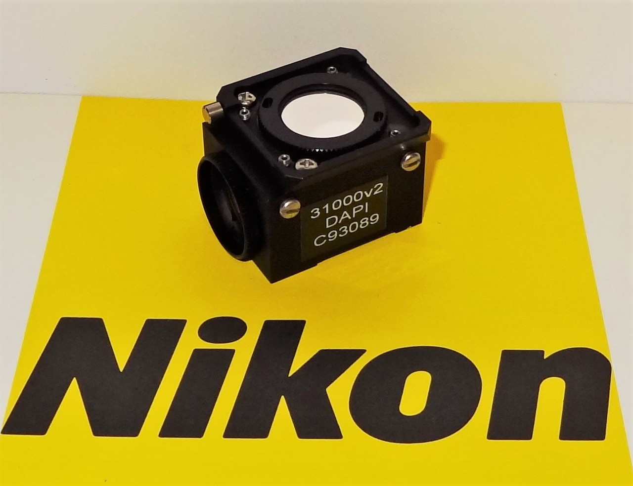 Nikon Chroma DAPI Fluorescent Microscope Filter Cube for Labophot Optiphot  - Laboratory Optical Service, Inc.
