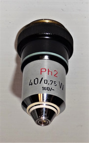Zeiss Water Immersion 40X Phase Microscope Objective