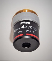 Nikon Eplan 4X Microscope Objective