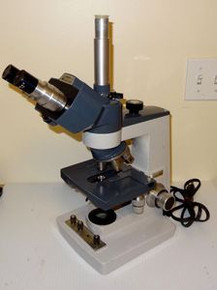 American Optical Series 110 Microscope with Trinocular Body
