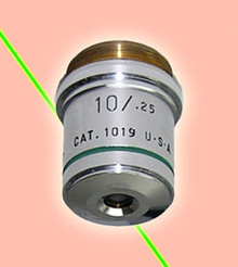 American Optical 10X Microscope Objective Infinity Tube Length