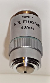 Leitz 40X NPL Fluotar Microscope Objective