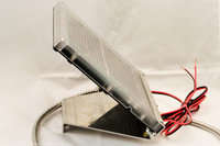 12-Volt Solar Panel w/ Mounting Bracket & Stainless Cable Sheath