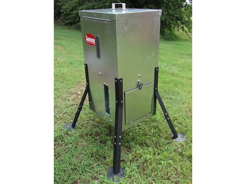 Sweeney Directional Fish Feeder Galvanized Texas Direct Hunting
