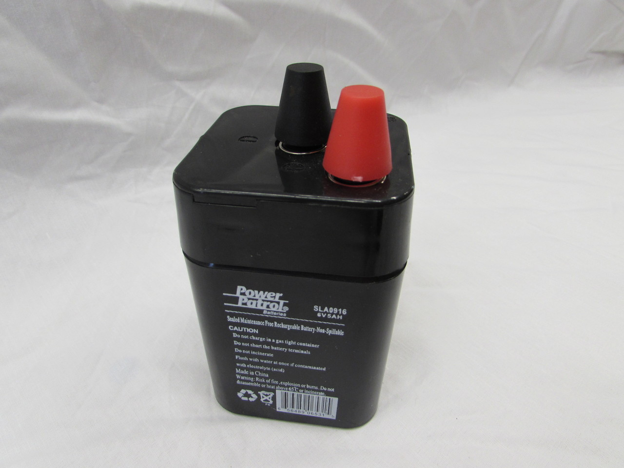 6 volt 5 amp/hour rechargable battery Spring terminal - Texas Direct  Hunting Products