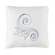 SAVANNAH SWIRL EMBROIDERED PILLOW