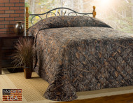 CONCEAL BROWN BEDSPREAD