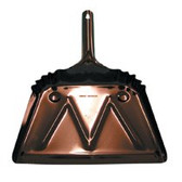 MAGNOLIA BRUSH METAL DUST PAN 12" EDGEBLACK