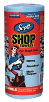 SCOTT SHOP TOWEL ROLL 55SH 11X10.4 BLU 30CS