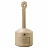 JUSTRITE SMOKERS CEASE-FIRE RECEPTACLE ADOBE BEIGE